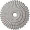 Ekena Millwork Eryn Ceiling Medallion (Fits Canopies up to 4"), 24 3/4"OD x 3 1/4"ID x 1 7/8"P, Ultra Pure White CM24ENUWF - alternate 1